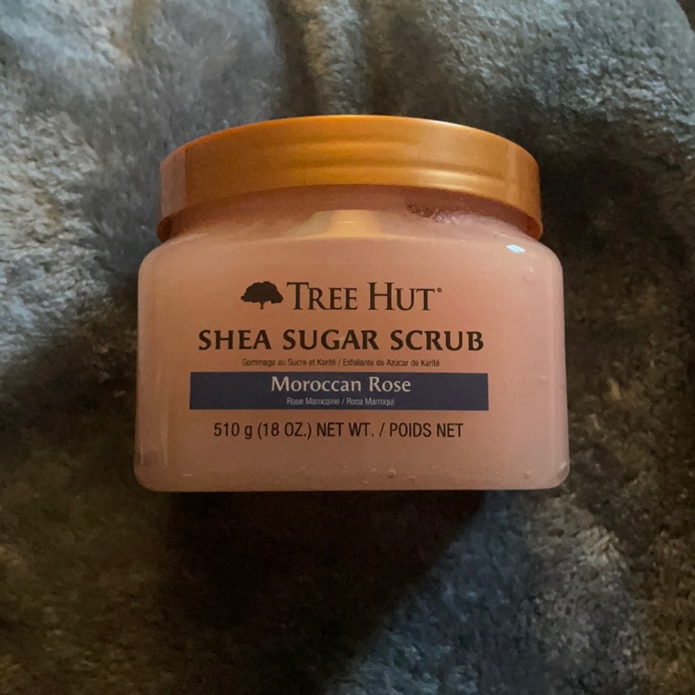 Selling tree hut Moroccan rose scrub